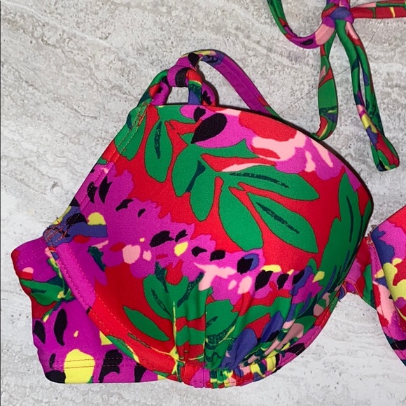 Aerie Blakely floral bikini top 34C - Picture 2 of 8